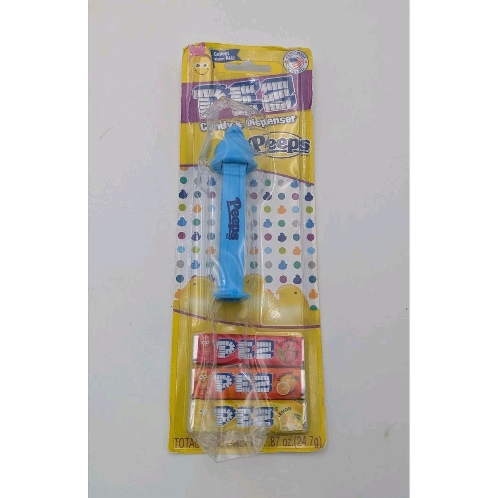 Peeps PEZ Candy & Dispenser: Easter Spring Blue Chick